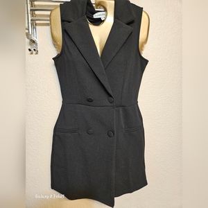 skort black dress